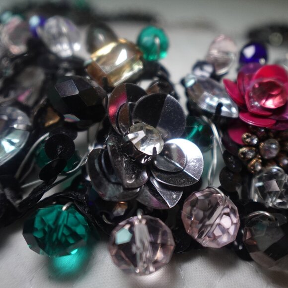 Vintage Aldo floral statement necklace - Picture 13 of 15